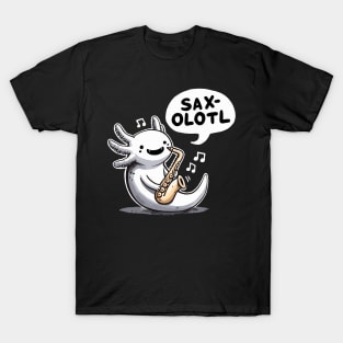 Saxolotl Jazz Axolotl T-Shirt